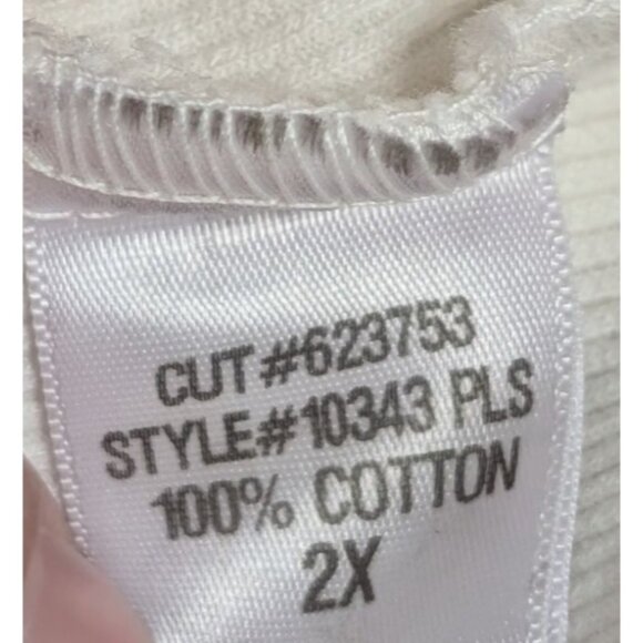 XCVI White Cotton Utility Blazer Jacket Pockets Drawstrings 2X Womens Casual - Picture 2 of 16